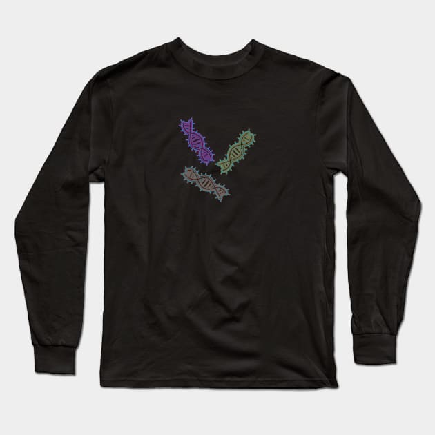 Floating DNA Long Sleeve T-Shirt by VonStreet